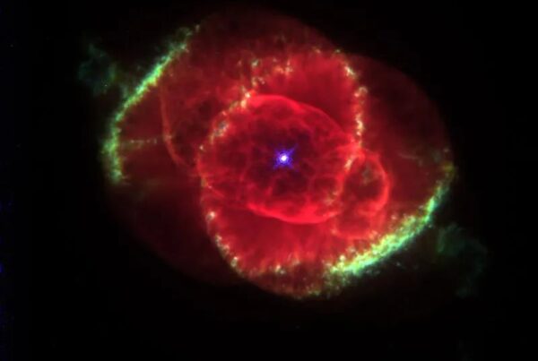 A Cat's Eye Nebula captured by NASA.